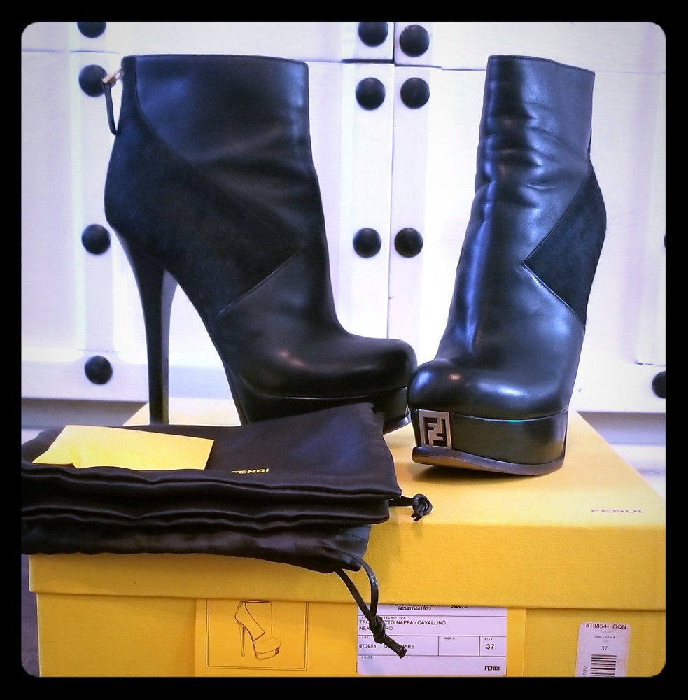 Fendi 'Fendista' Platform Bootie
